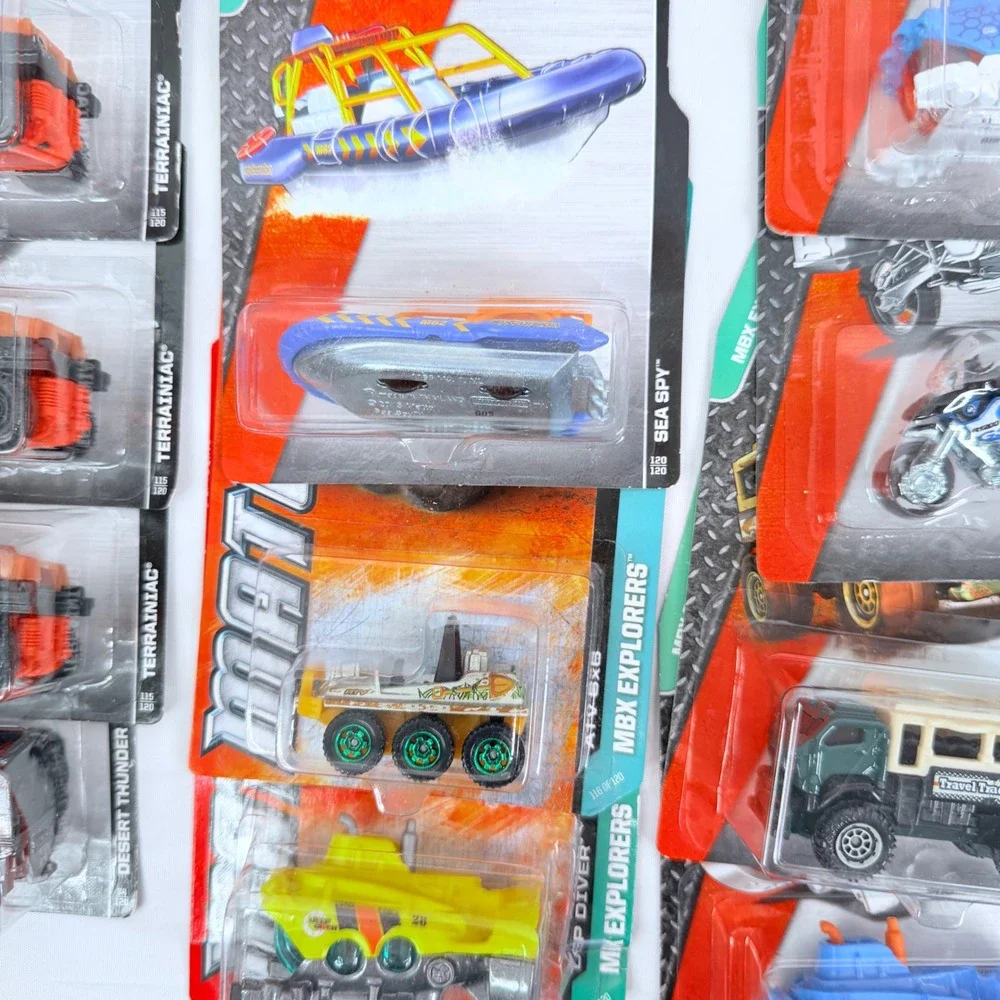 Matchbox MBX Explorers Diecast Lot Terrainiac Deep Diver Blizzard Buster